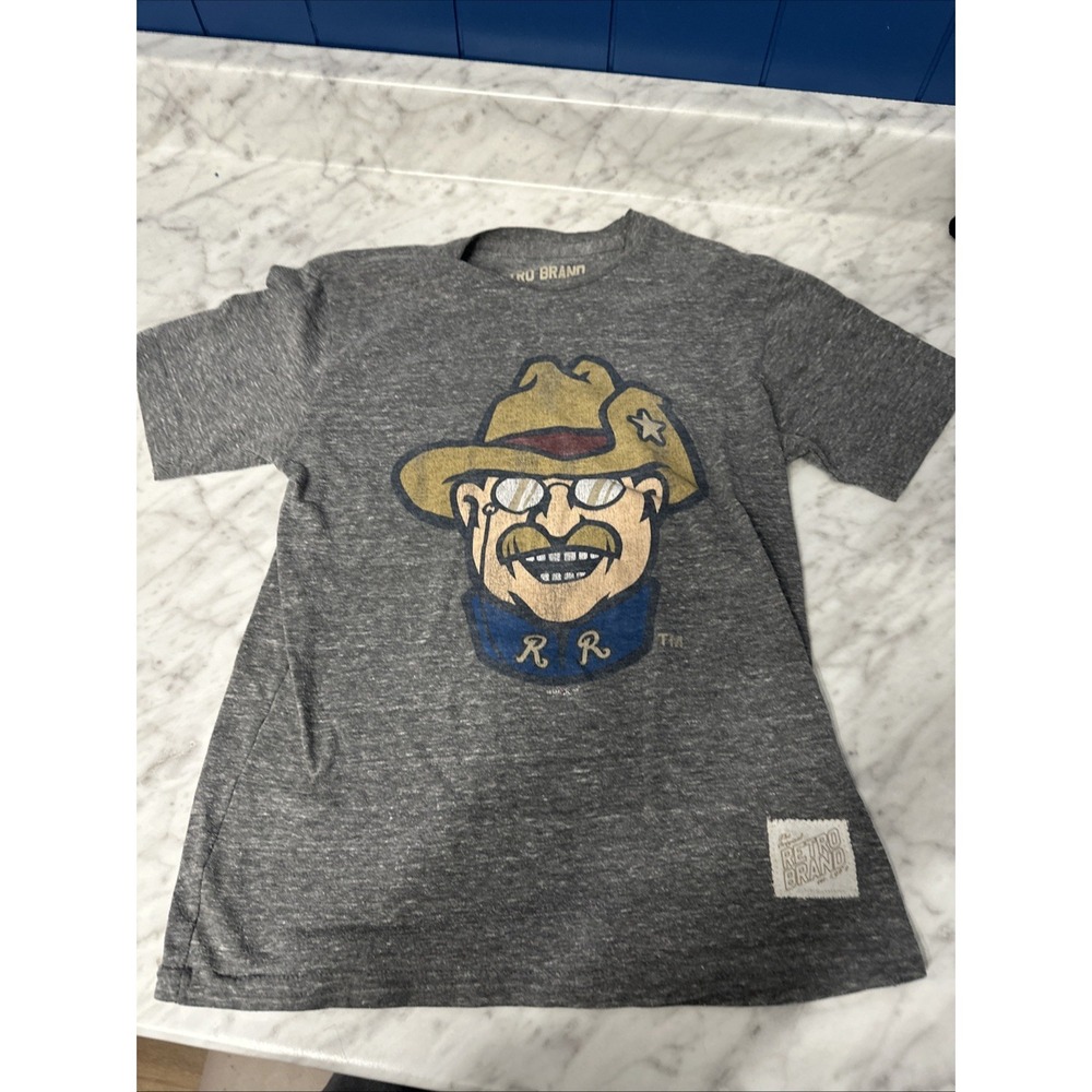 Frisco RoughRiders Kids Small T Shirt Retro brand Minor League Baseball